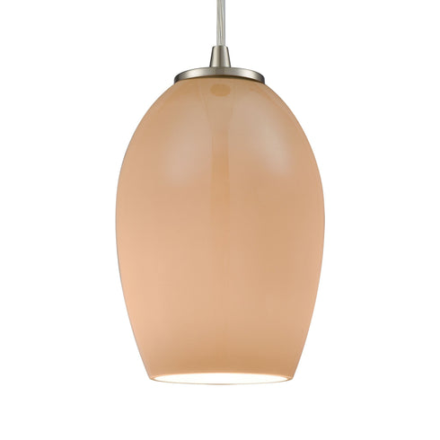 Elk Villiska 1 Light Mini Pendant In Satin Nickel Model: 10930/1