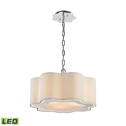 Elk Villoy 3 Light Drum Chandelier In Polished Model: 1140-018-LED