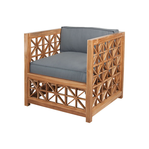 Elk Vincent Lattice Chair Cushions In Grey Model: 2317002S-GO