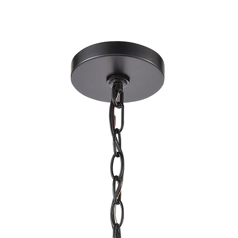 Elk Vincentown 1 Light Hanging In Matte Black Model: 46723/1
