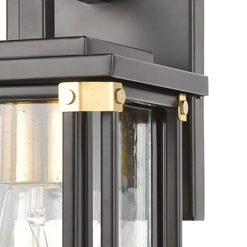Elk Vincentown 1 Light Sconce In Matte Black With Model: 46720/1
