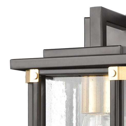 Elk Vincentown 1 Light Sconce In Matte Black With Model: 46720/1