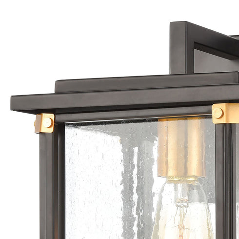 Elk Vincentown 1 Light Sconce In Matte Black With Model: 46721/1