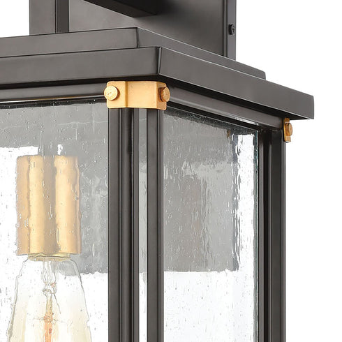 Elk Vincentown 1 Light Sconce In Matte Black With Model: 46722/1