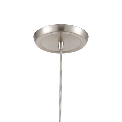 Elk Vines 1 Light Mini Pendant In Satin Nickel Model: 31742/1