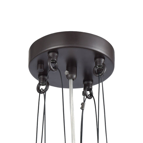 Elk Waterbury 1 Light Mini Pendant In Oil Rubbed Model: 11950/1