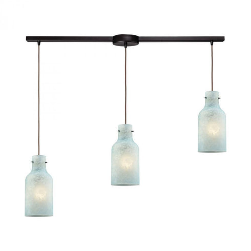 Elk Weatherly 3 Light Linear Mini Pendant Fixture Model: 45345/3L