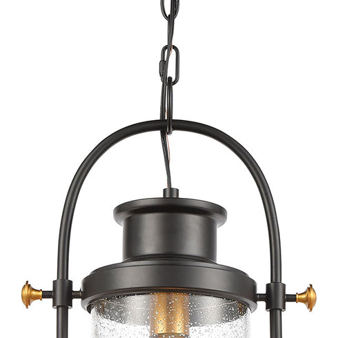 Elk Wexford 1 Light Hanging In Matte Black With Model: 46672/1