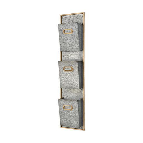 Elk Whitepark Bay Wall Organizer In Pewter And Model: 3138-500