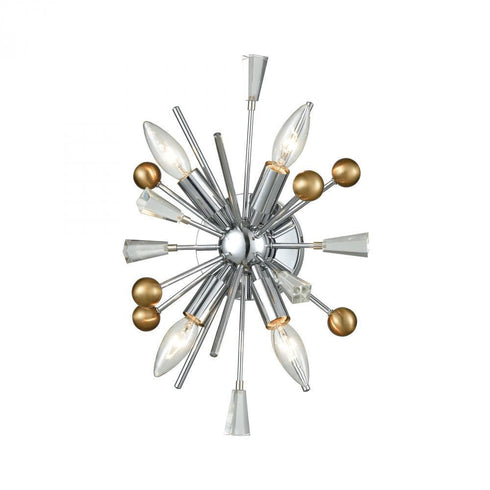 Elk Williston 4 Light Wall Lamp In Polished Model: 33250/4