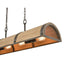 Elk Wooden Barrel 4 Light Island Light In Oil Model: 33365/4