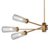 Elk Xenia 6 Light Chandelier In Matte Gold With Model: 66984/6