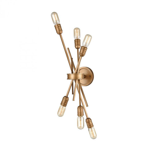 Elk Xenia 6 Light Sconce In Matte Gold Model: 66908/6