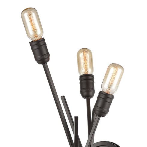 Elk Xenia 6 Light Sconce In Oil Rubbed Bronze Model: 66909/6