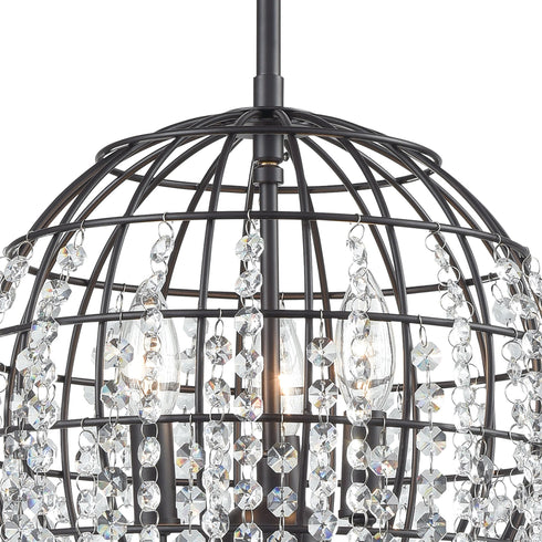 Elk Yardley 3 Light Pendant In Oil Rubbed Bronze Model: 15304/3