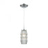 Elk Zigzag 1 Light Mini Pendant In Polished Model: 56650/1
