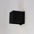 ET2 Alumilux Cube Wall Sconce Model: E41308-BK