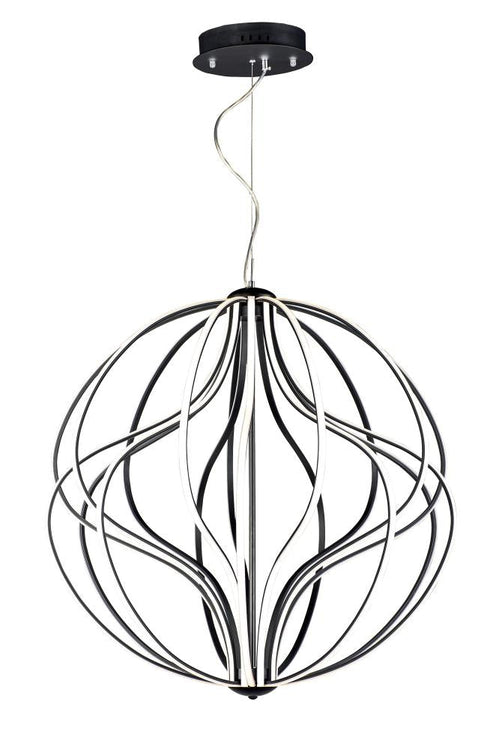 ET2 Aura Single Pendant Model: E21178-BK