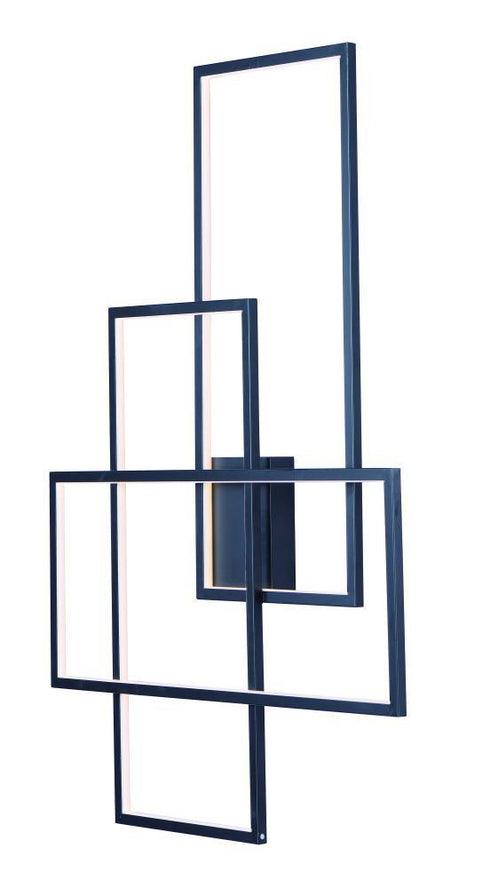 ET2 Converge LED Wall Sconce Model: E20708-BK
