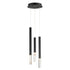 ET2 Diaphane Multi Light Pendant Model: E11023-95BK