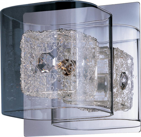 ET2 E22830-18SVPC Gem 1-Light Wall Sconce with SV Shade