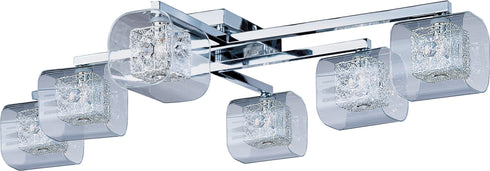 ET2 E22836-18PCPC Gem 6-Light Flush Mount with PC Shade