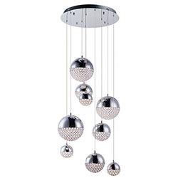 ET2 Eclipse 9 Light LED Pendant Model: E31229-20PC