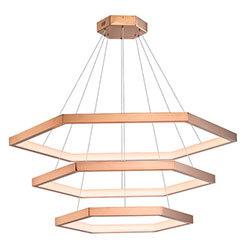 ET2 Hex 3 Tier LED Pendant Model: E22288-BCN