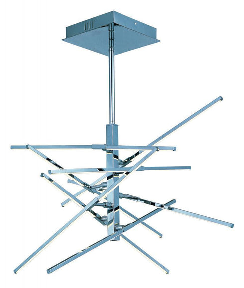 ET2 Kriss Kross 8 Light LED Pendant Model: E20695-PC