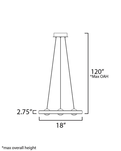 ET2 Nodes Ring Pendant Model: E23511-BK