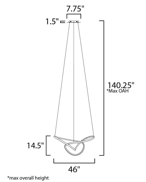 ET2 Perpetual Single Pendant Model: E20456-BCN
