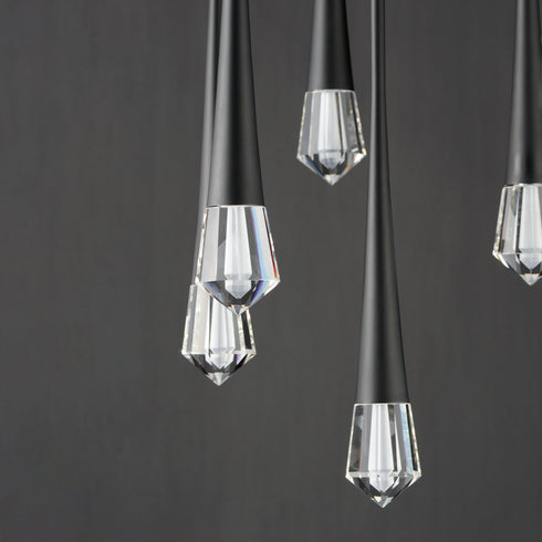 ET2 Pierce Multi Light Pendant Model: E24225-122BK