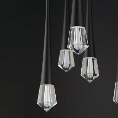 ET2 Pierce Multi Light Pendant Model: E24225-122BK