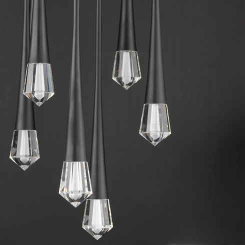 ET2 Pierce Multi Light Pendant Model: E24227-122BK