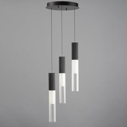 ET2 Reeds Multi Light Pendant Model: E11013-144BK