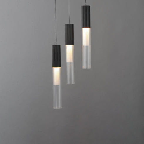 ET2 Reeds Multi Light Pendant Model: E11013-144BK
