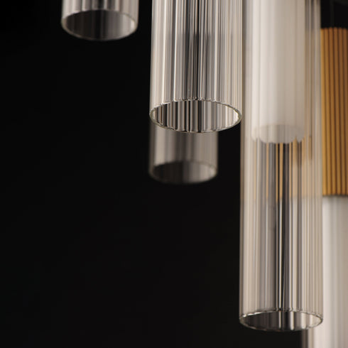 ET2 Reeds Multi Light Pendant Model: E11015-144GLD