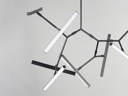 ET2 Robotica Multi Light Pendant Model: E21246-BK