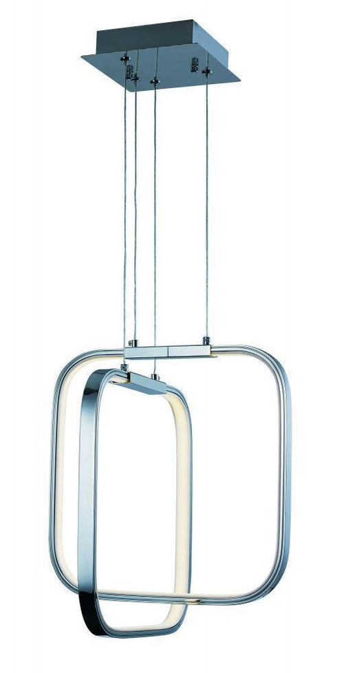 ET2 Squared 2 Light LED Pendant Model: E24552-PC