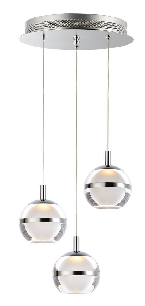 ET2 Swank Multi Light Pendant Model: E24593-93PC
