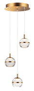 ET2 Swank Multi Light Pendant Model: E24593-93PC