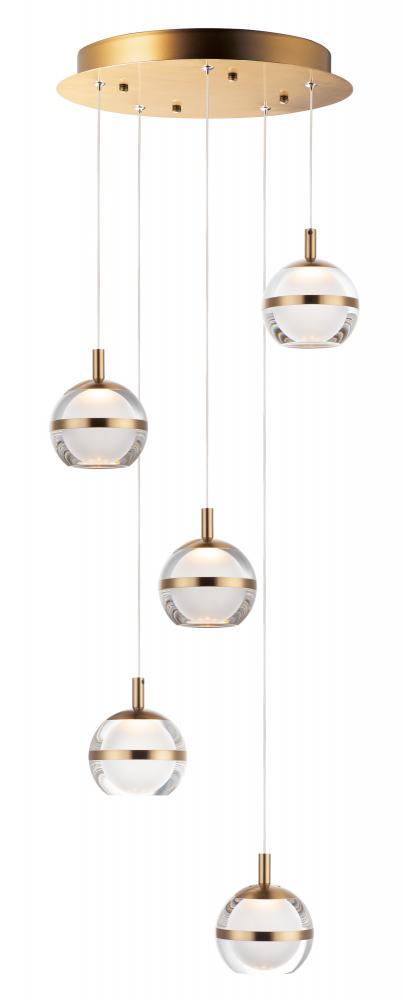 ET2 Swank Multi Light Pendant Model: E24595-93PC