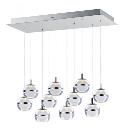 ET2 Swank Multi Light Pendant Model: E24599-93PC