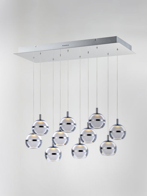 ET2 Swank Multi Light Pendant Model: E24599-93PC