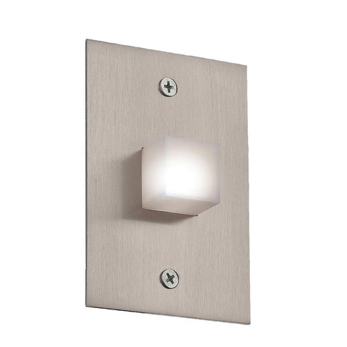 Eurofase 22533 LED In Wall 1 Watt 30k Satin Nickel Model: 22533-012