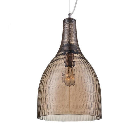 Eurofase 22904-010 Altima Faceted Blown Glass Light Pendant Clear Glass Shade Chrome Finish 1 A1 9 Light Bulb 16.75