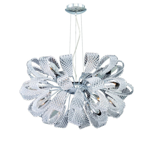 Eurofase 22951-014 Origami 21-light Chandelier, Clear Finish