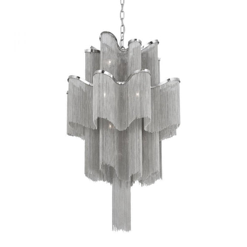 Eurofase 23109-018 Cadena 12-light Pendant, Nickel Finish