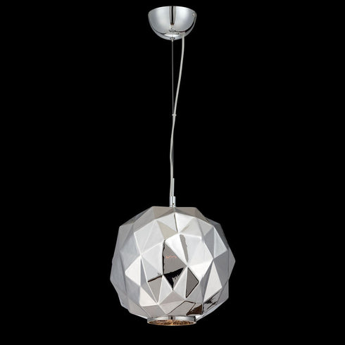 Eurofase 26249-032 Studio 1 Light Pendant Chrome/Chrome
