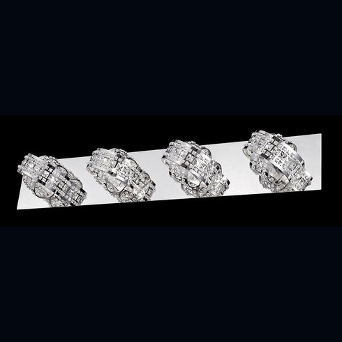 Eurofase 26324-012 Yorkville 4-light Bathbar, Chrome Finish